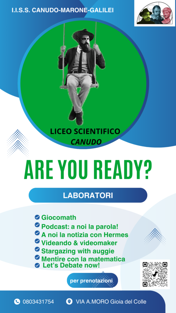 laboratori previsti allo Scientifico durante l'open day del 17 novembre