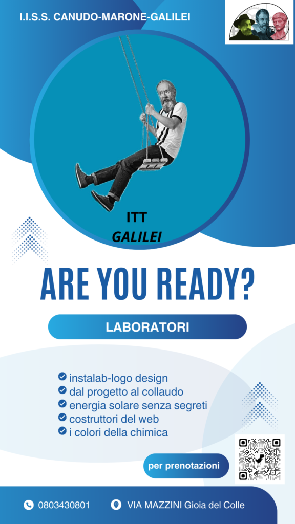 laboratori previsti all'ITT per l'open day del 17 novembre